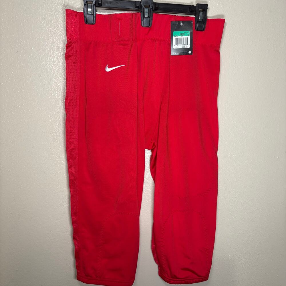Nike football compression tights pants shorts red XL NWT
